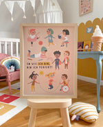 Poster "The way I am" affirmation for children