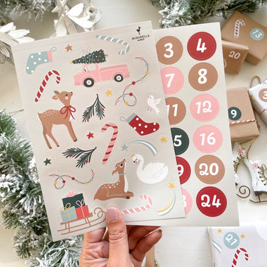 Sticker set Christmas/Advent calendar