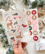 Sticker set Christmas/Advent calendar