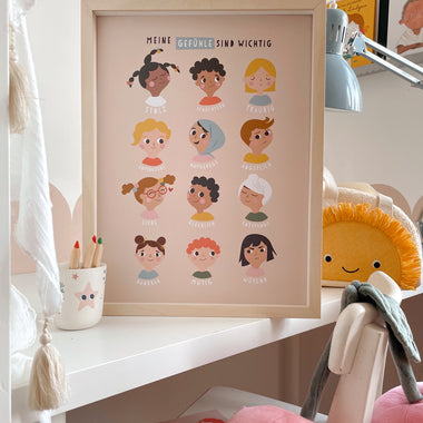 Mimirella, Poster, Kinderzimmer, Gefühle