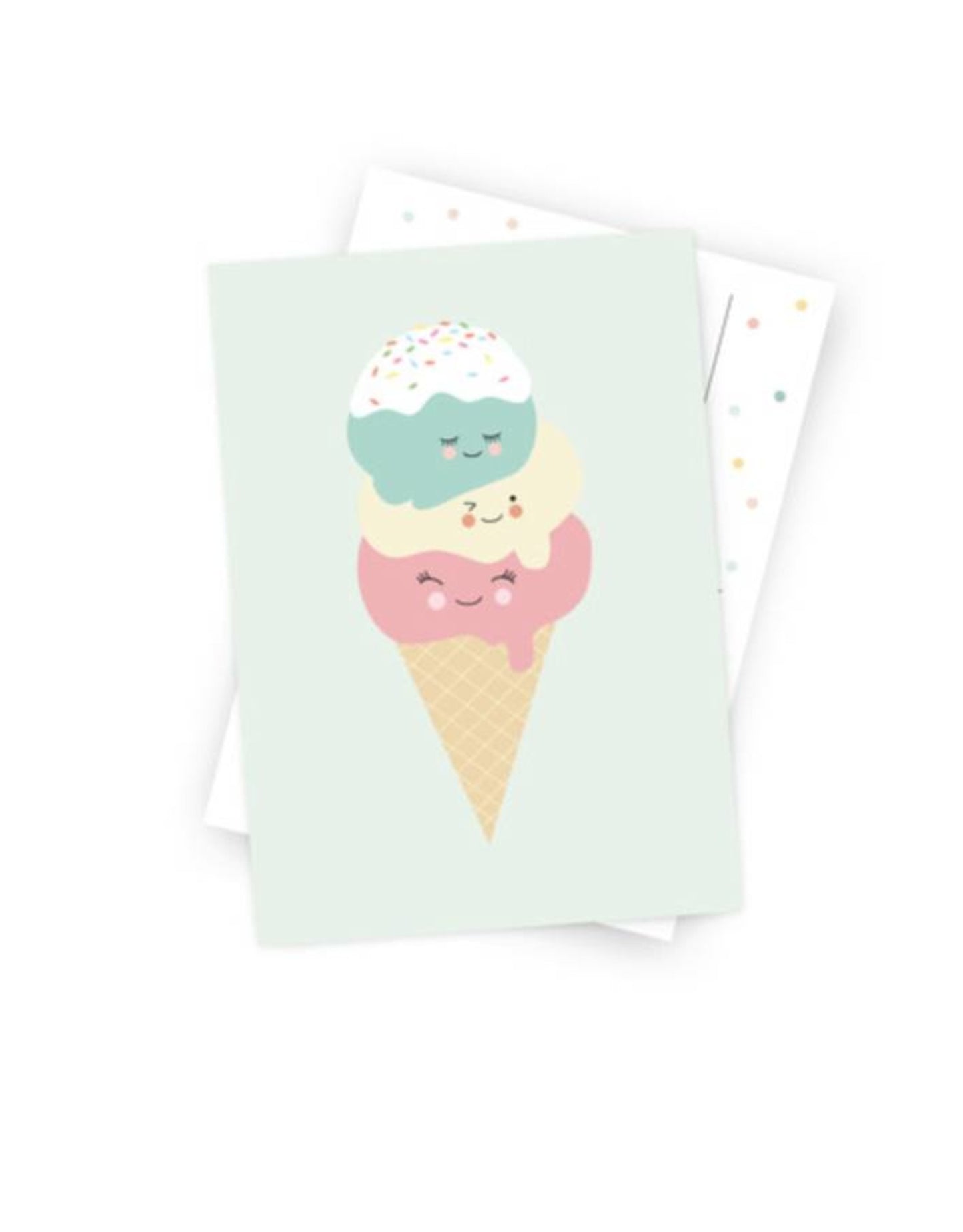 Postcard "Ice Cream"