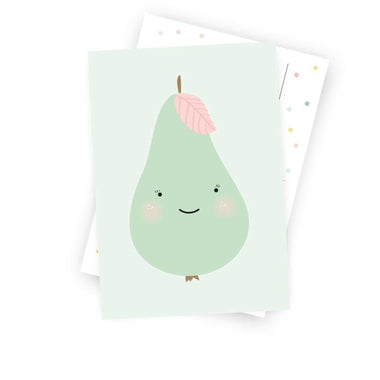 Postcard "little pear"