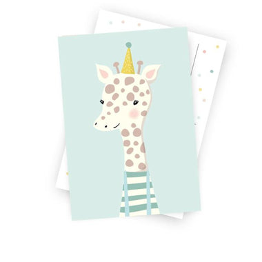 Postcard "little giraffe"