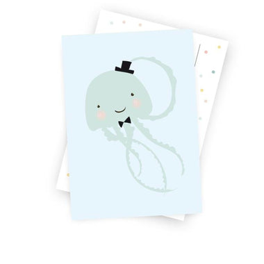 Postcard "little jellyfish"