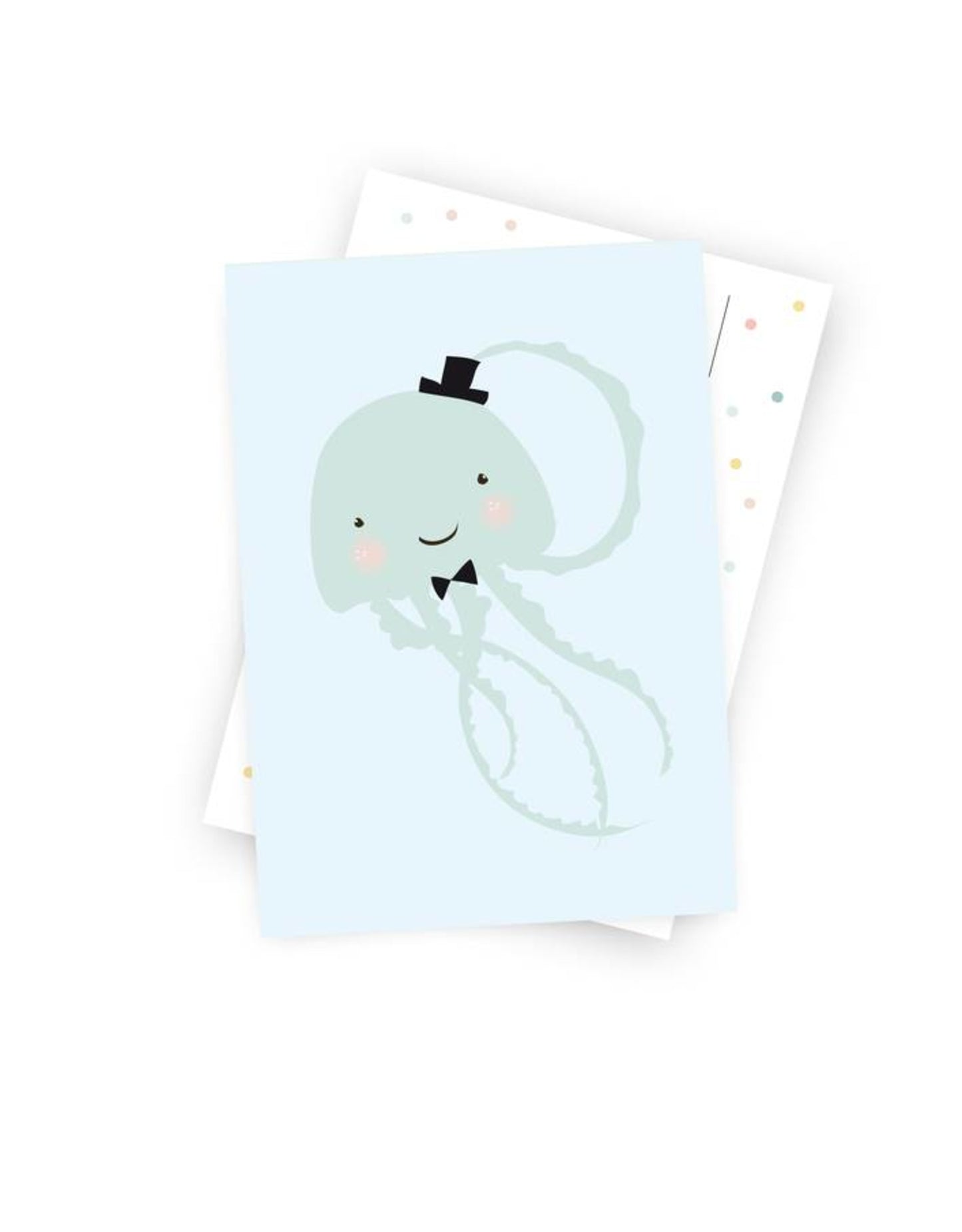 Postcard "little jellyfish"