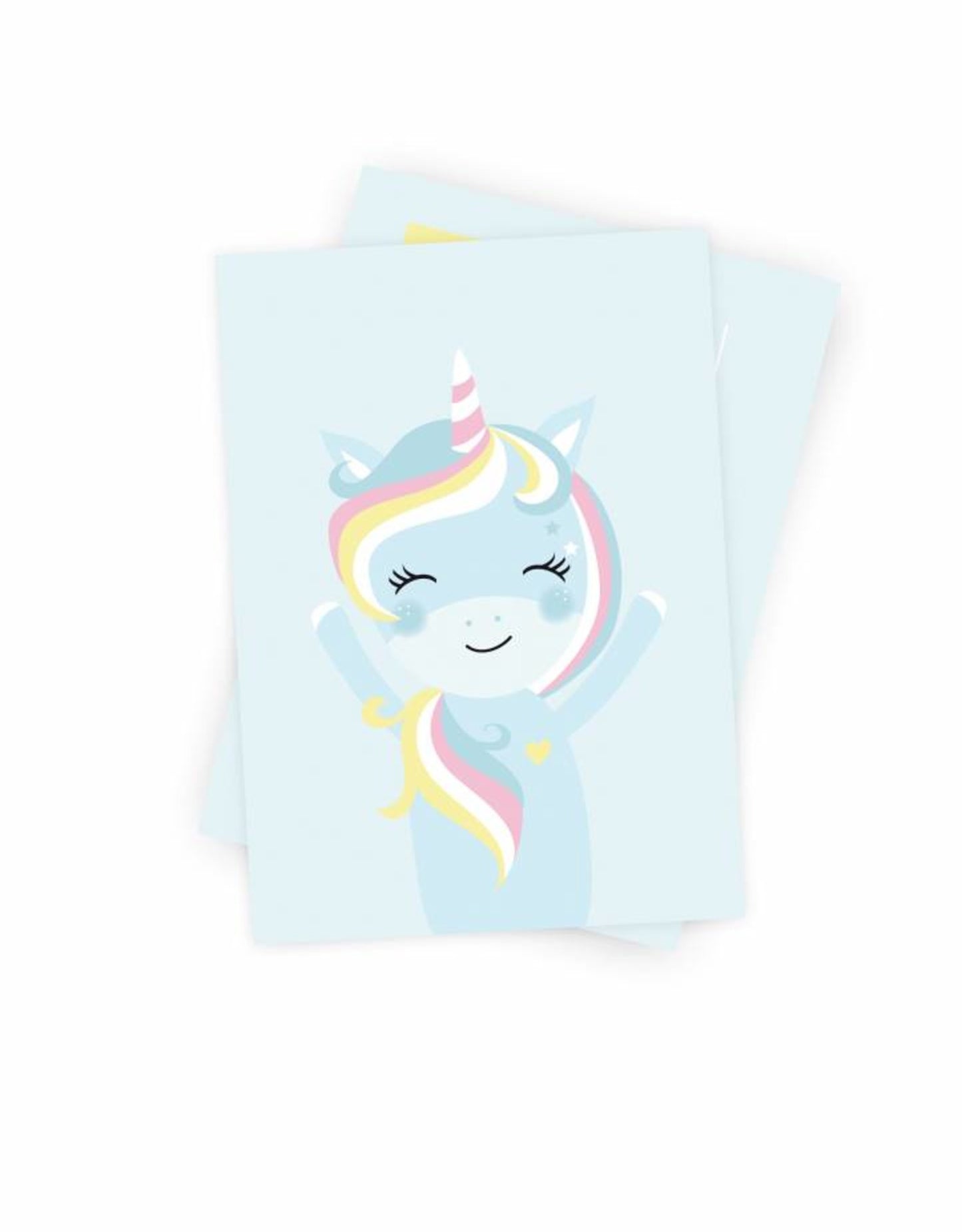 Postcard "little Miss Unicorn"