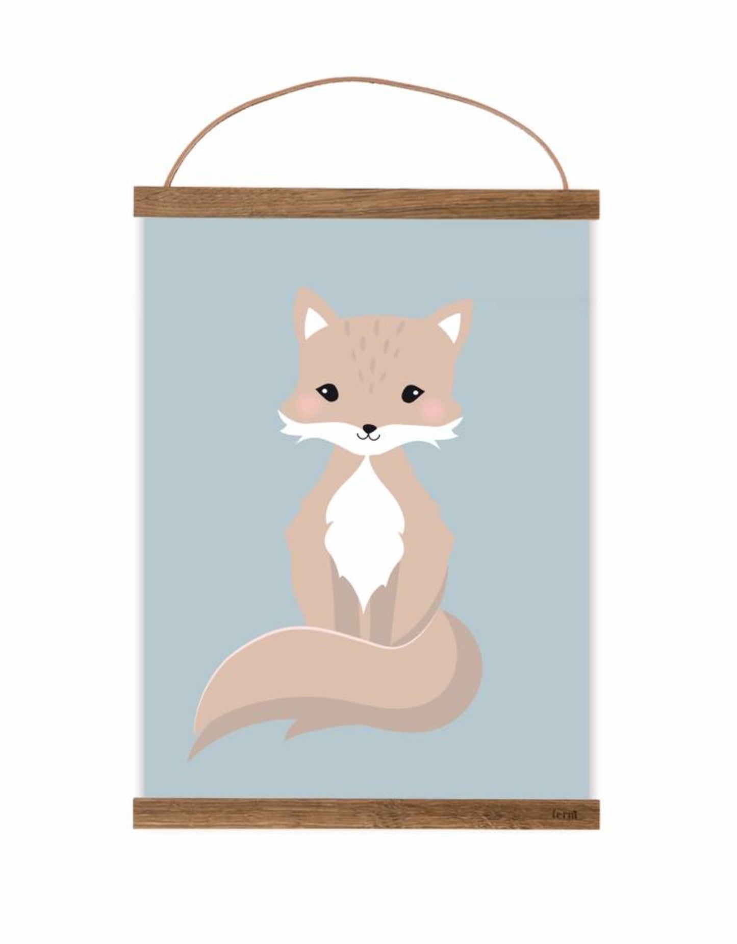 Poster "Little fox cub"