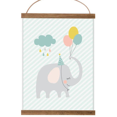Poster "little party elephant"