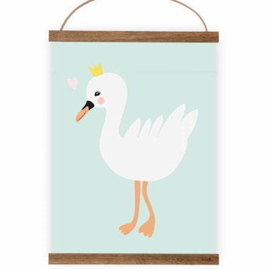 Poster "little swan girl"