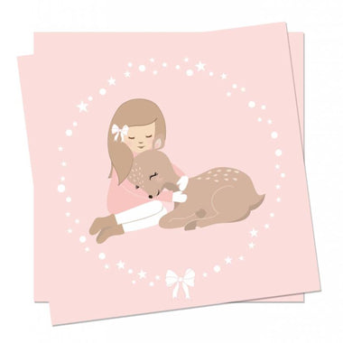 Greeting Card "Winter Girl"